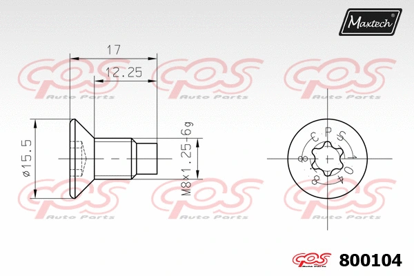 Steering Knuckle, wheel suspension (5271068)