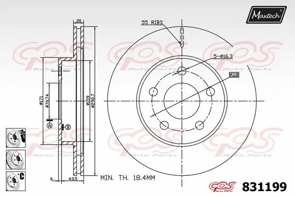 Brake Disc (827032)