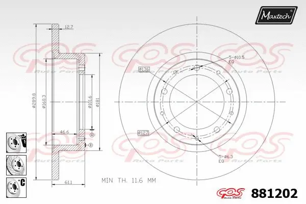 Brake Disc (875381)