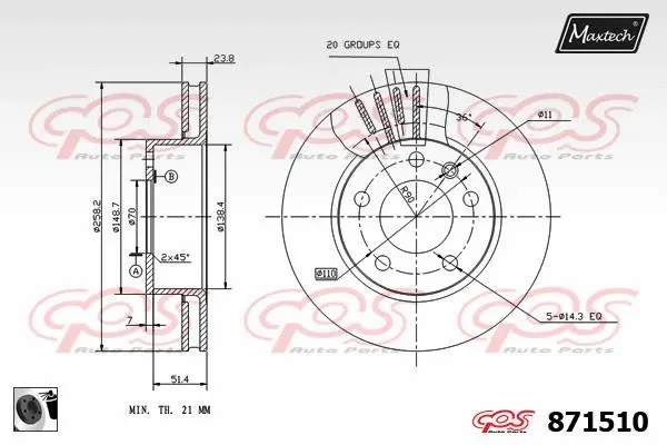 Brake Disc (873034)