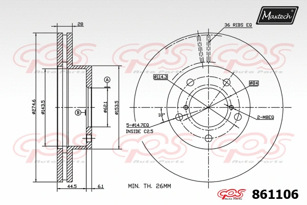 Repair Kit, brake caliper (70200597)