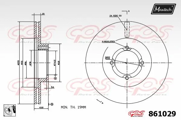 Guide Bolt, brake caliper (71810003)