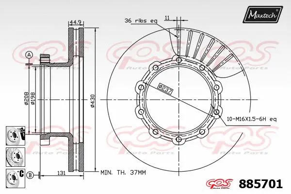 Brake Disc (857165)