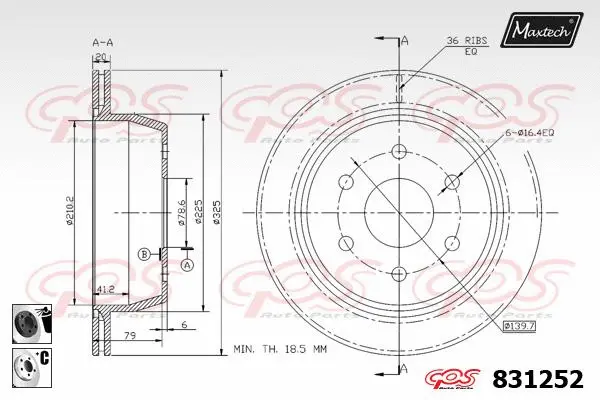 Brake Disc (881216)
