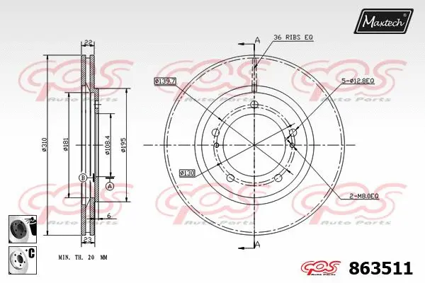 Steering Knuckle, wheel suspension (5271030)
