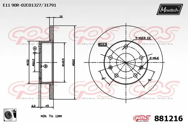 Brake Caliper (6278503)