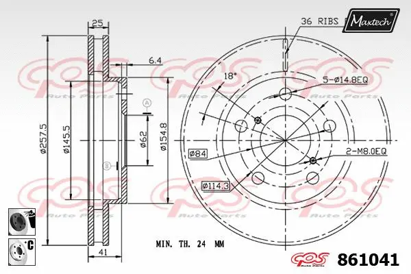 Brake Disc (865214)