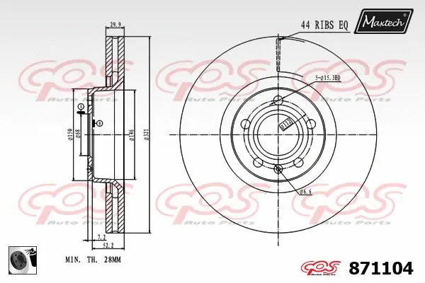 Brake Disc (853036)