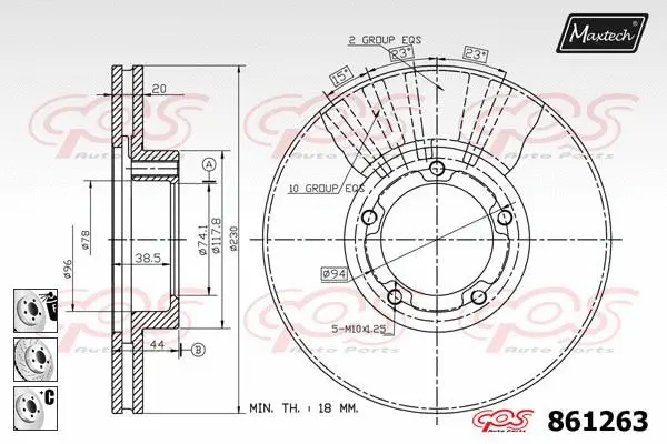 Brake Disc (873614)
