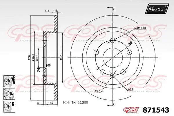 Brake Disc (857122)