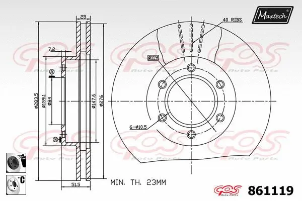 Brake Disc (853091)