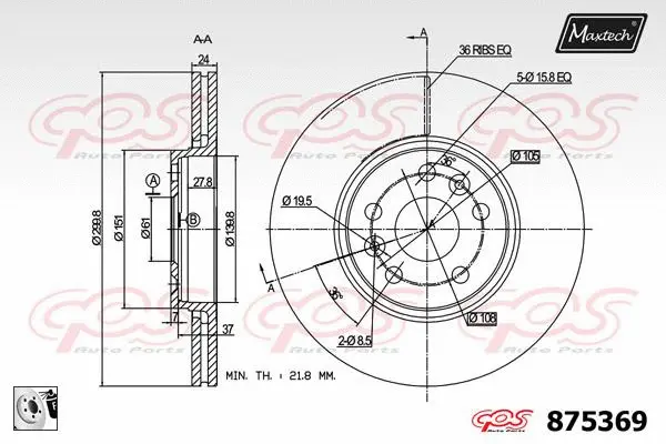 Seal, brake caliper piston (70180340)