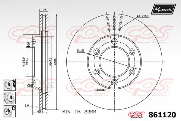 Repair Kit, brake caliper (70200238)
