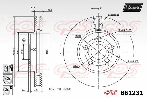 Brake Disc (871035)