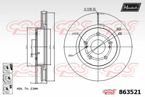 Brake Caliper (6271504)