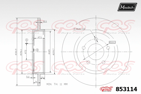 Brake Disc (865266)