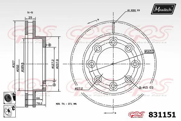 Brake Disc (857138)