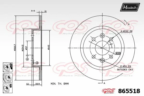 Repair Kit, brake caliper (70200632)