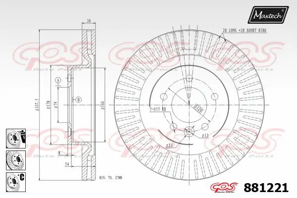 Brake Disc (873551)