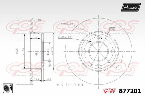 Repair Kit, brake caliper (70200810)