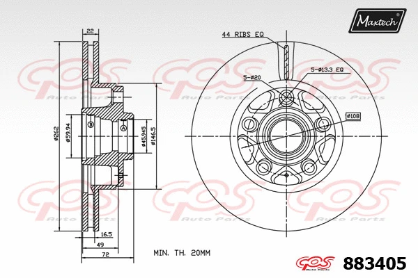 Brake Disc (861277)