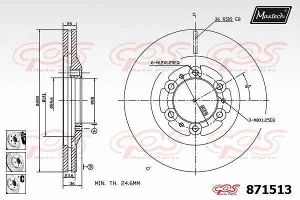 Brake Disc (873085)
