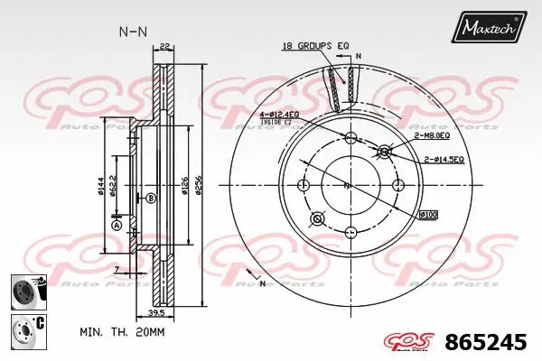 Repair Kit, brake caliper (70200289)