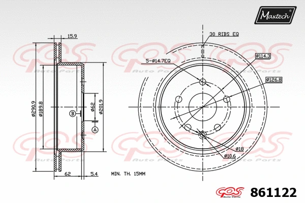 Guide Sleeve Kit, brake caliper (70160185)
