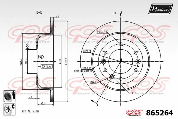Repair Kit, brake caliper (70200665)
