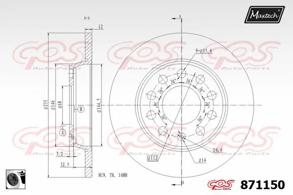 Brake Disc (873022)