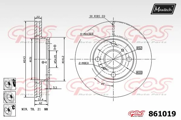 Brake Disc (865220)
