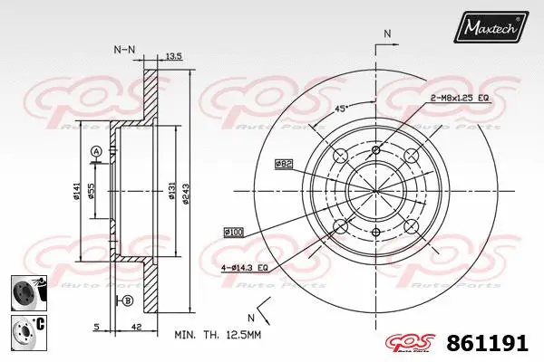 Brake Disc (861259)