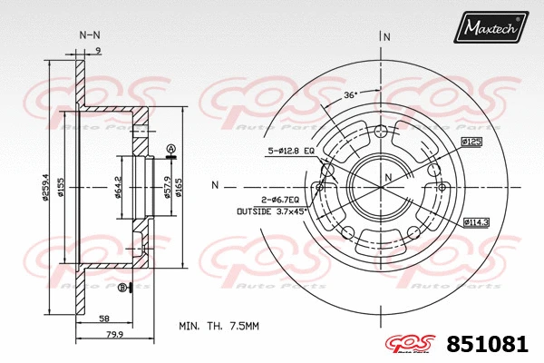 Repair Kit, brake caliper (70200739)