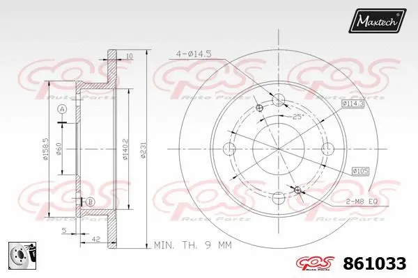 Guide Bolt, brake caliper (71810146)