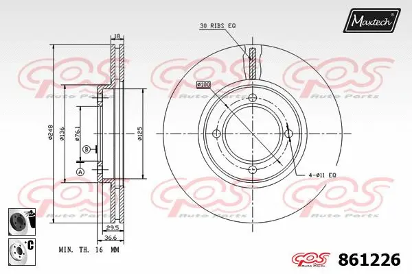 Brake Disc (853012)