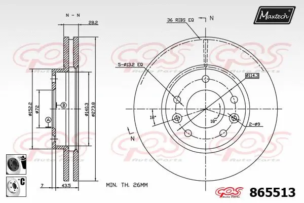 Brake Disc (861350)
