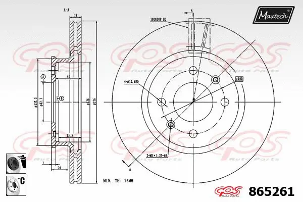 Repair Kit, brake caliper (70203045)