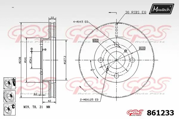 Repair Kit, brake caliper (70200586)