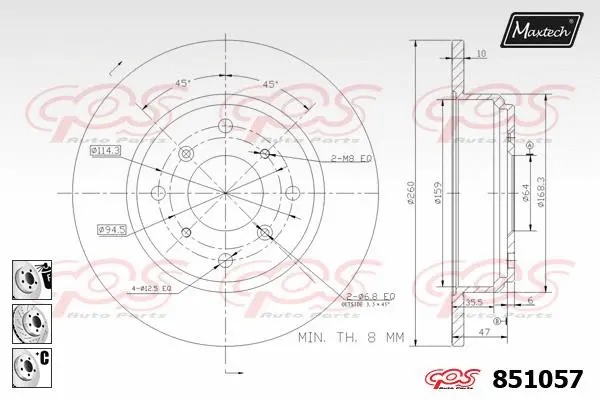 Brake Caliper (6265200)