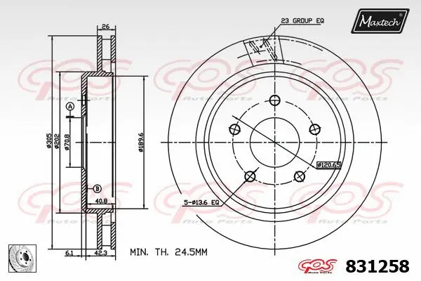Control Element, parking brake caliper (72718023)
