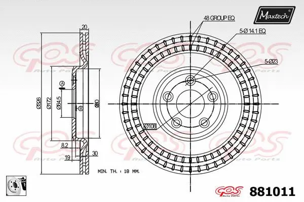 Guide Sleeve Kit, brake caliper (70160046)