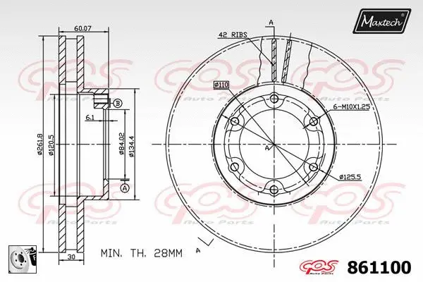 Guide Bolt, brake caliper (71810214)