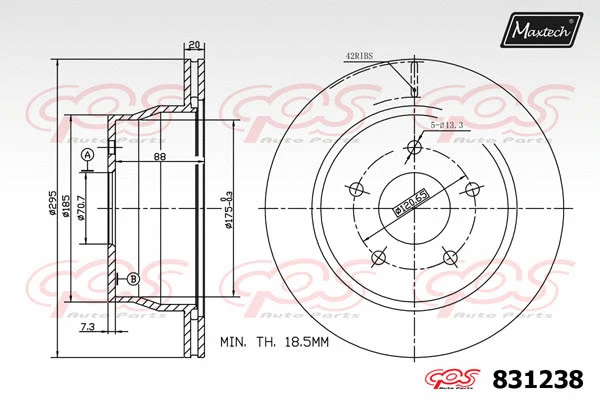 Guide Bolt, brake caliper (71810046)