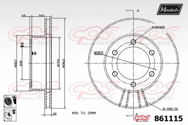 Brake Disc (853109)