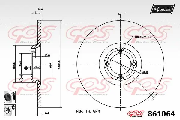 Brake Disc (865006)