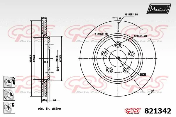 Repair Kit, brake caliper (70200823)