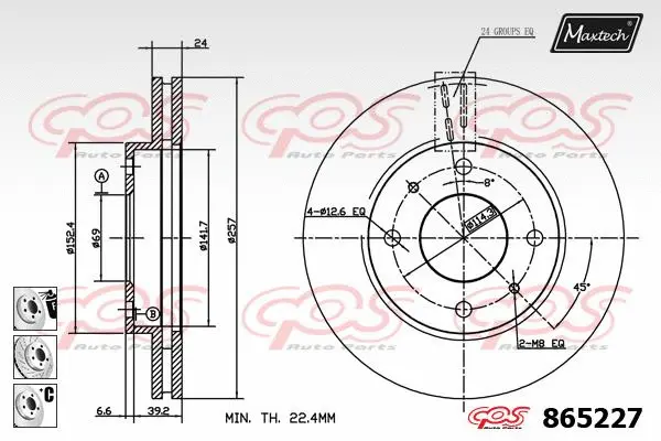Brake Disc (873006)