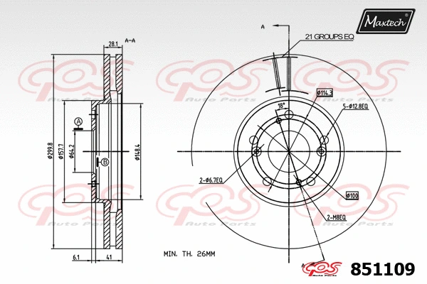 Brake Disc (851119)