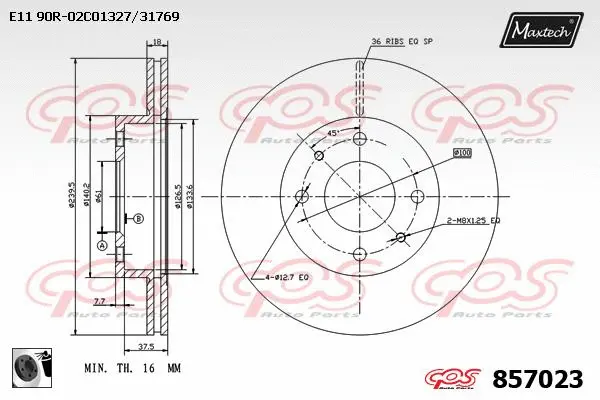 Brake Caliper (6255002)