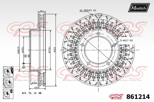 Brake Disc (855031)